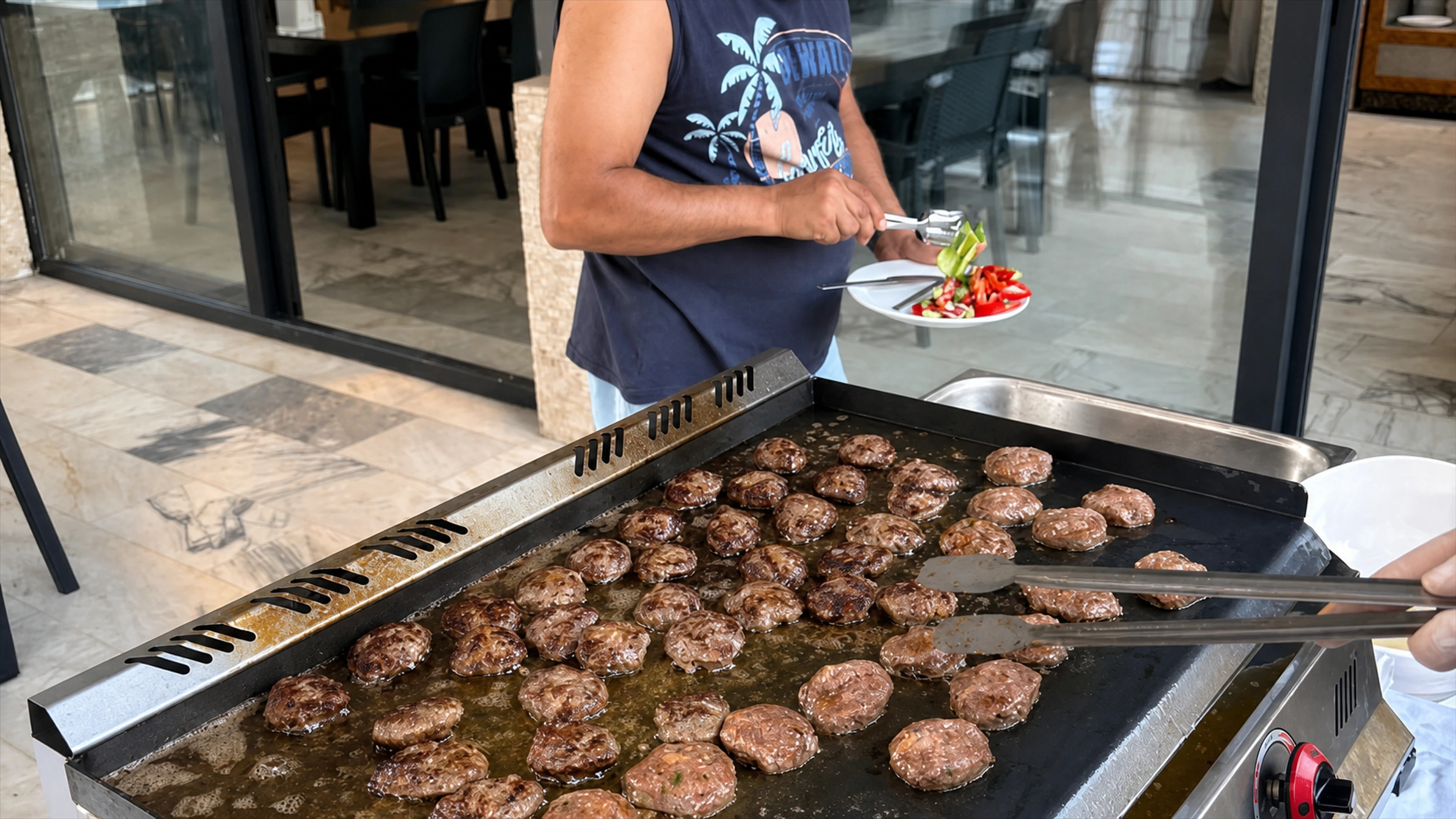 Vivelle Beach Hotel ızgara sunumu